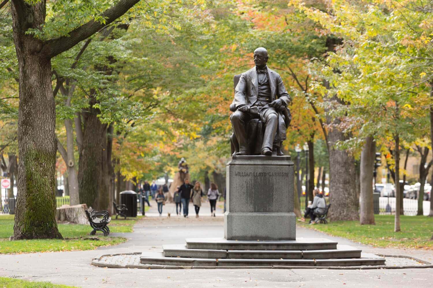 Stroll Along the Commonwealth Avenue Mall on a Sunny Day- Only 7 Minutes Away slide image