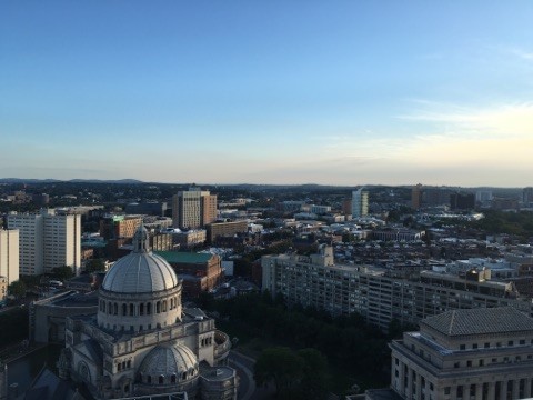 View of the Christian Science Center.
